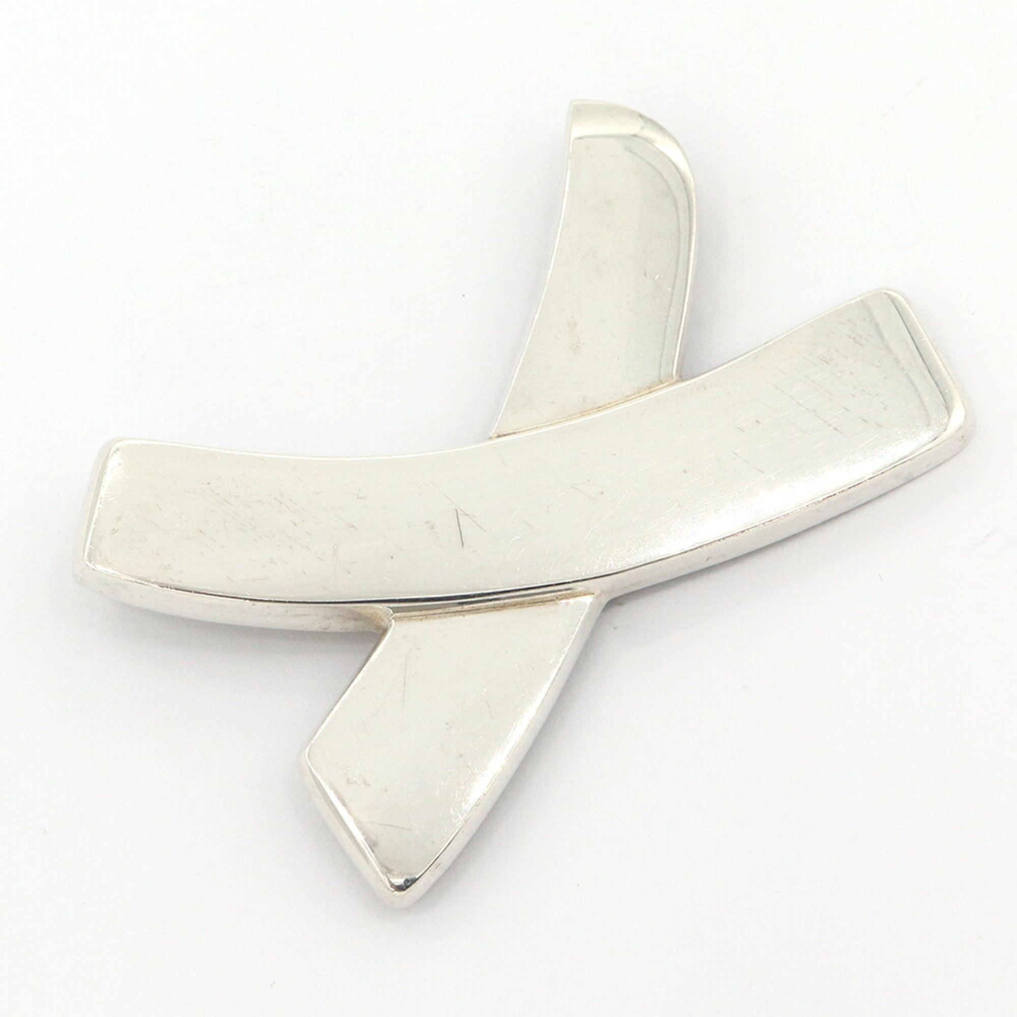 Tiffany & Co. Paloma Picasso Kiss Brooch, Sterling Silver 925, Pin Women's.